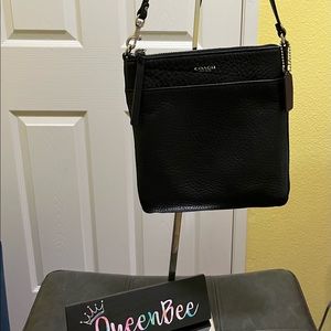 Authentic Coach Leather Crossbody Bag